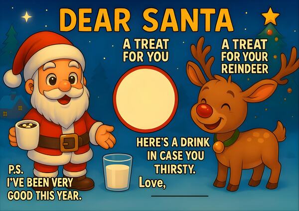 Santa Plate A4 Size-images-10