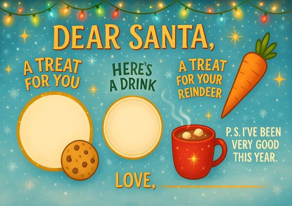 Santa Plate A4 Size-images-2