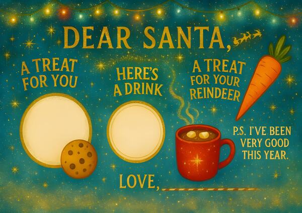 Santa Plate A4 Size-images-3