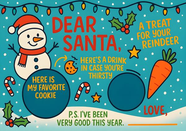 Santa Plate A4 Size-images-5