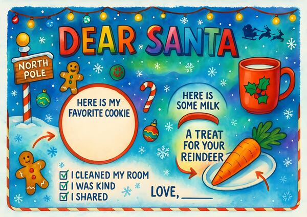 Santa Plate A4 Size-images-8