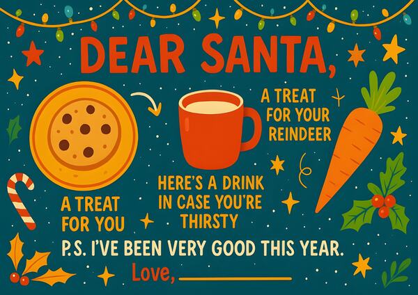 Santa Plate A4 Size-images-9